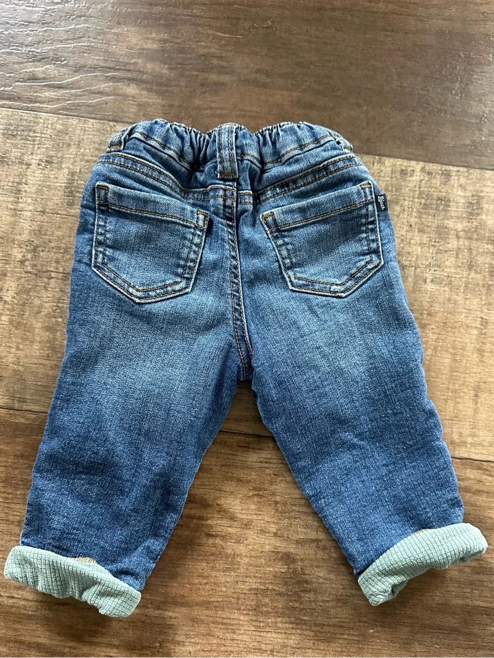 Oshkosh fleece Lined roll cuff jeans